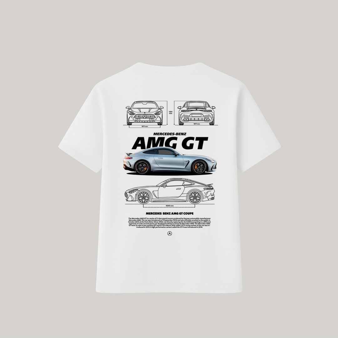 CAMISETA AMG GT BRANCA - RC43