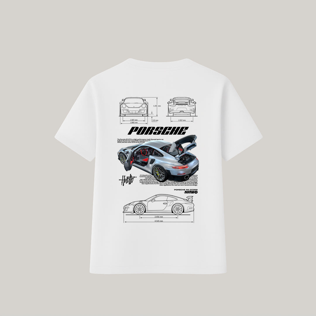 CAMISETA PORSCHE GT2RS BRANCA - RC42