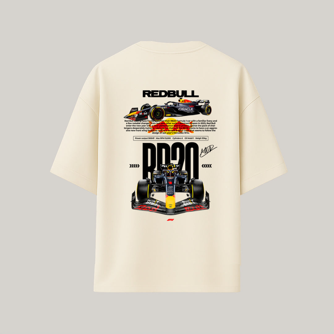 OVERSIZED RED BULL OFF WHITE - RC57