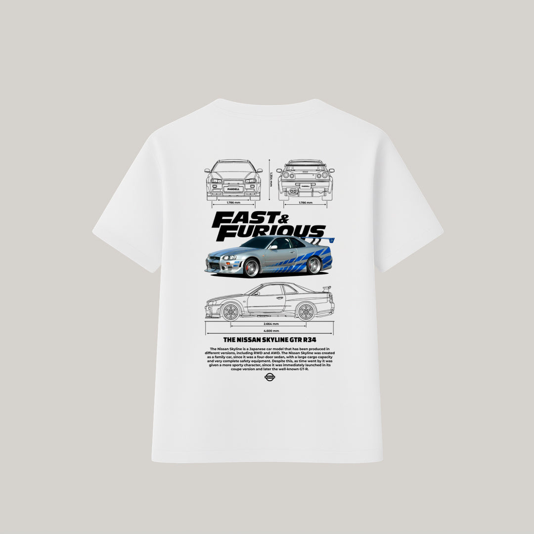 CAMISETA VELOSES E FURIOSOS BRANCA - RC52