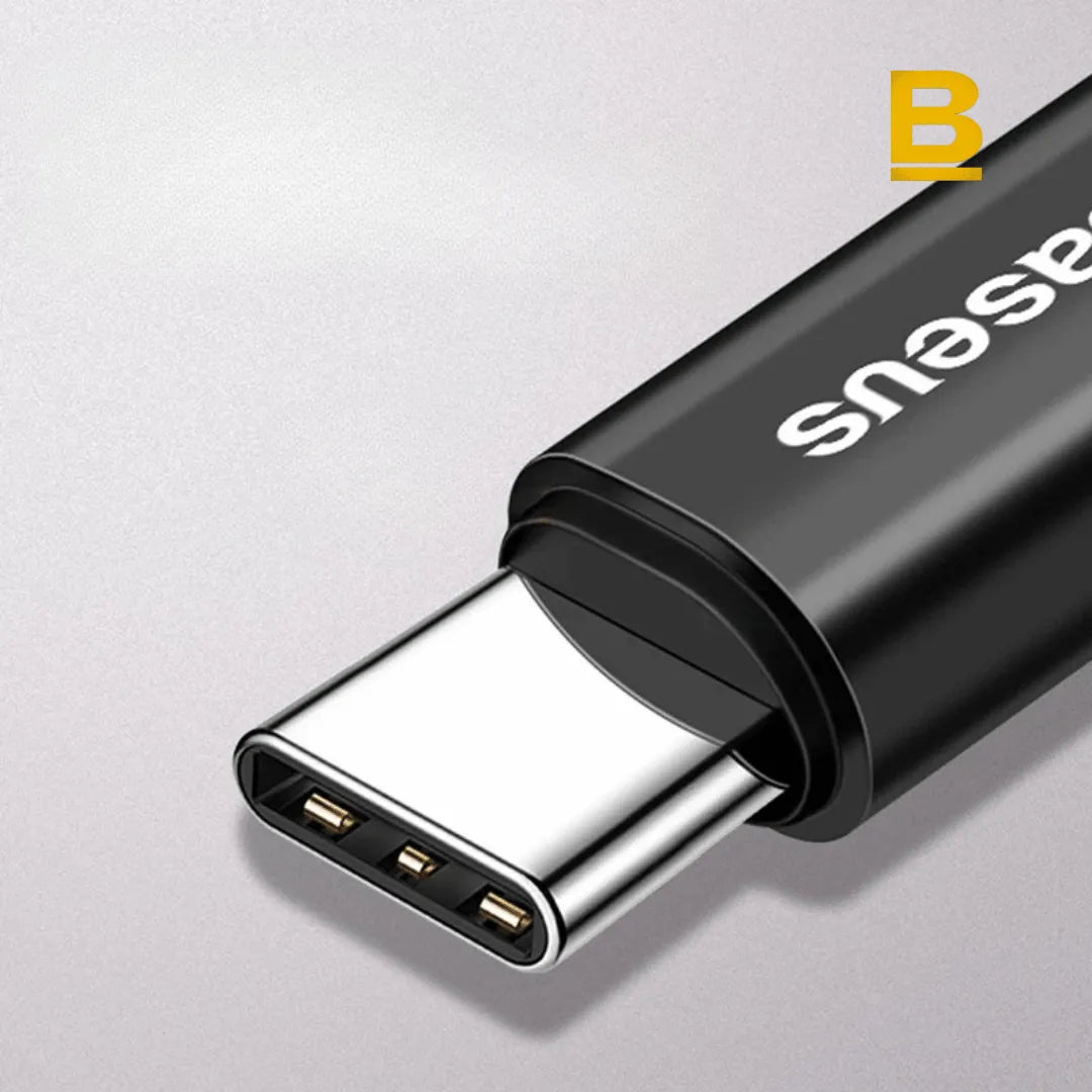 Cabo USB Tipo-C Retrátil 2A – Carregamento Rápido e Organizado no Carro