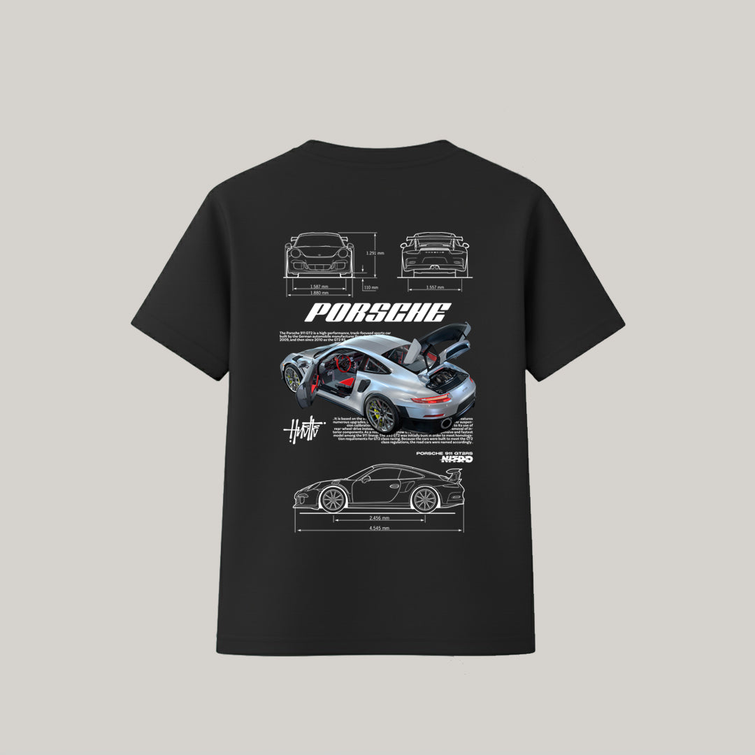 CAMISETA PORSCHE PRETA - RC40