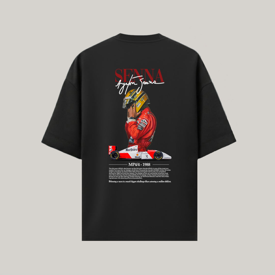OVERSIZED AYRTON SENNA PRETA - RC50