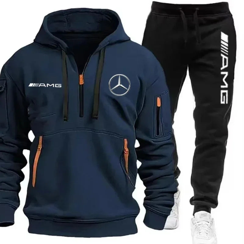 CONJUNTO MOLETOM PREMIUM MERCEDES BENZ AMG - RC137