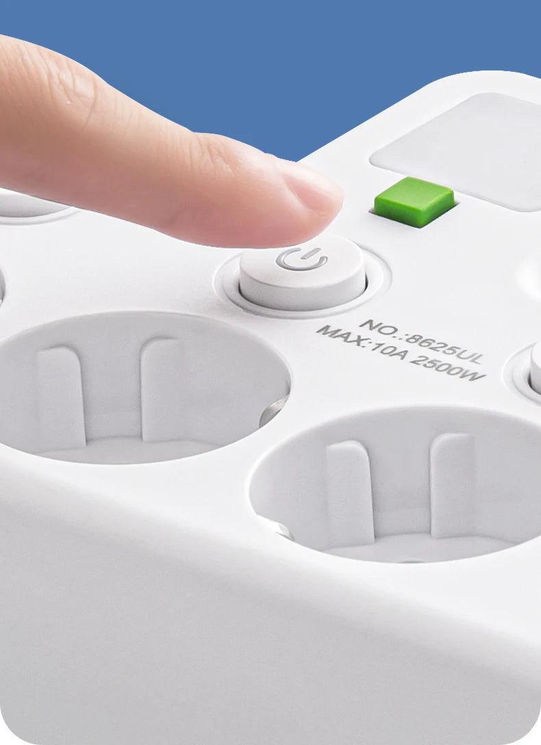 ADAPTADOR DE TOMADA 3 EM 1 USB E TIPO-C - RC132
