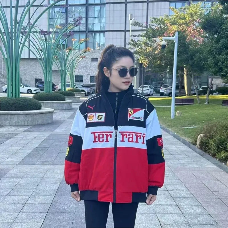 JAQUETA VINTAGE FERRARI - RC110