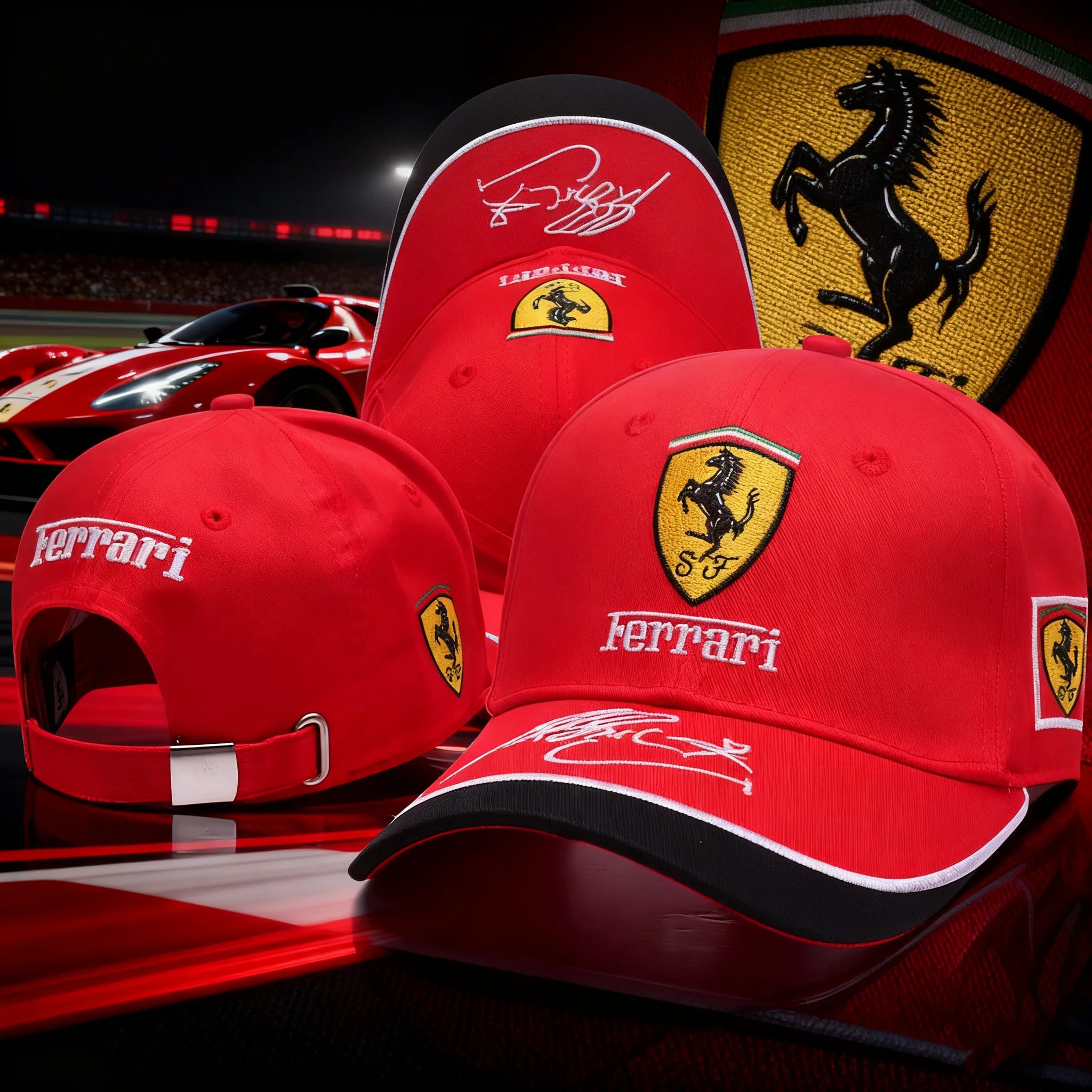 KIT BONÉ FERRARI + RELÓGIO - RC175