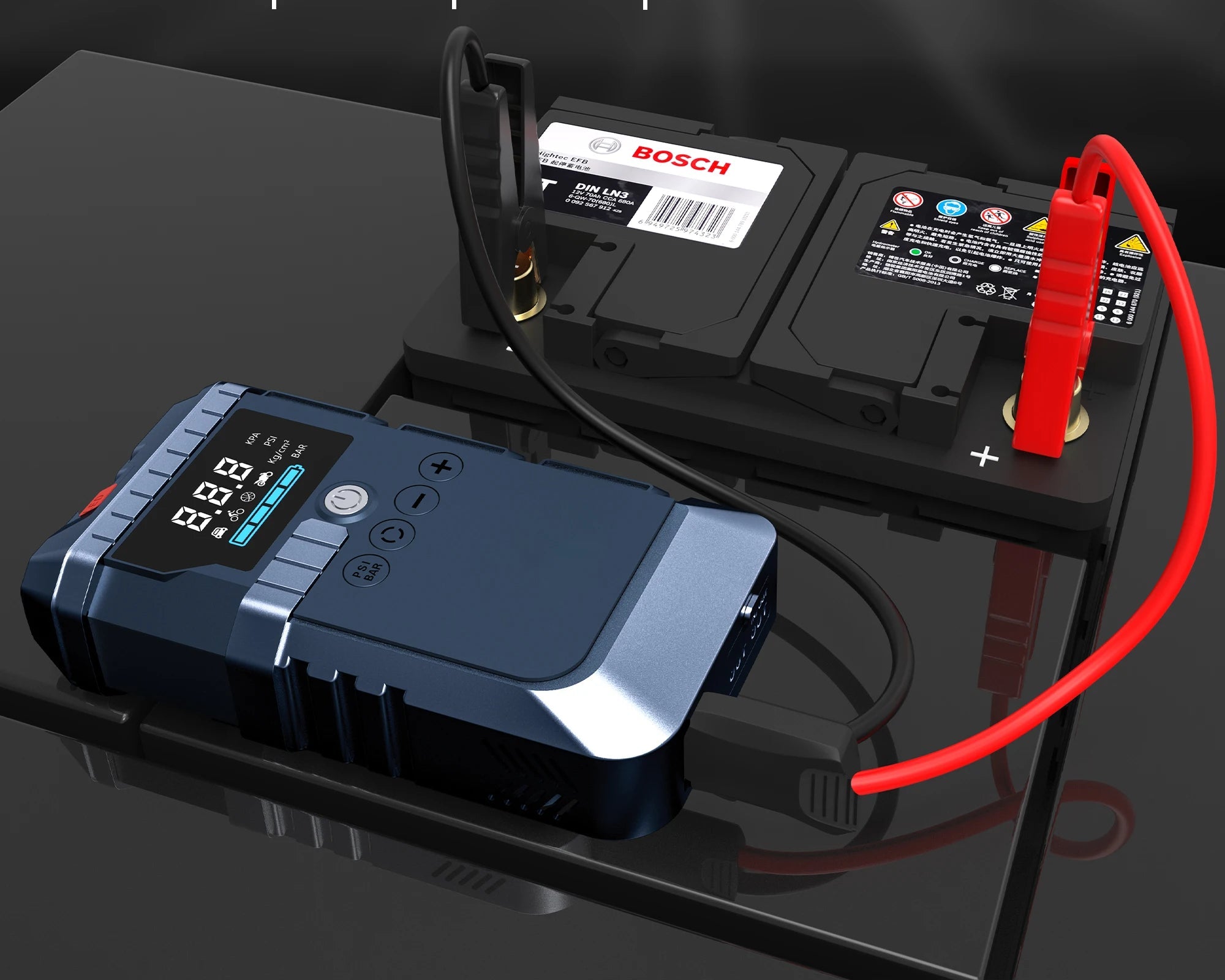 AUXILIAR DE PARTIDA + COMPRESSOR DE AR - RC160