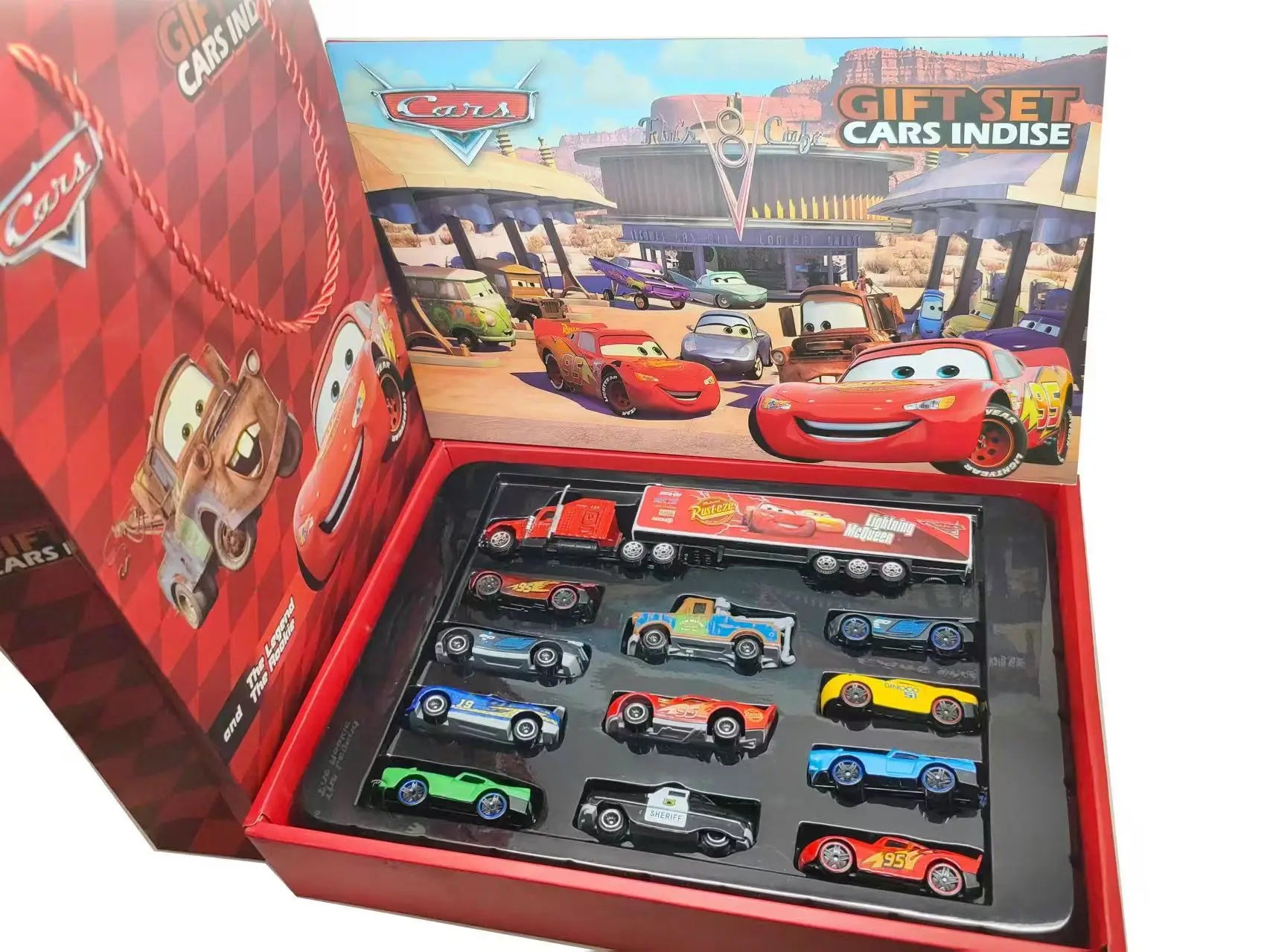 KIT MINIATURAS FILME CARROS DISNEY PIXAR 12 PEÇAS - RC126