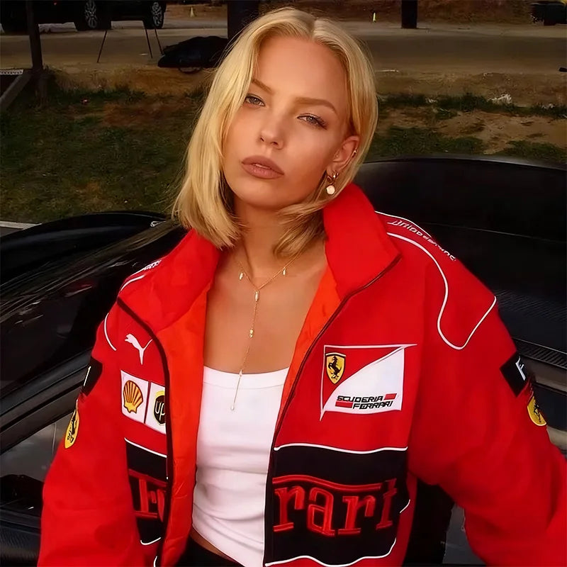 JAQUETA VINTAGE FERRARI - RC110