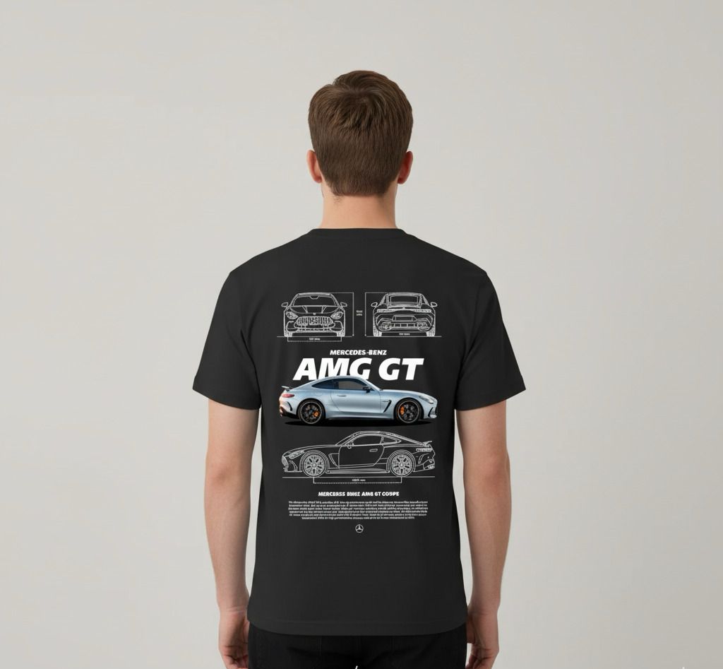 CAMISETA AMG GT PRETA - RC41