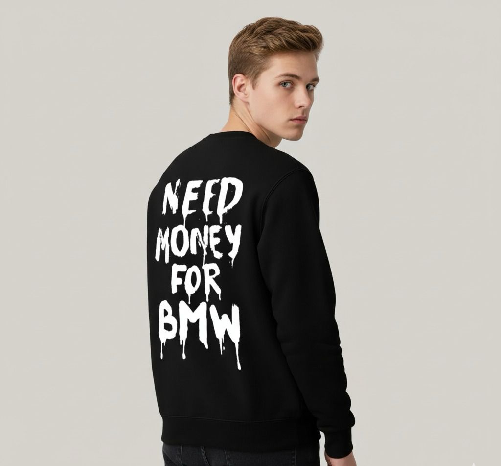 MOLETOM CARECA NEED MONEY BMW - RC 82