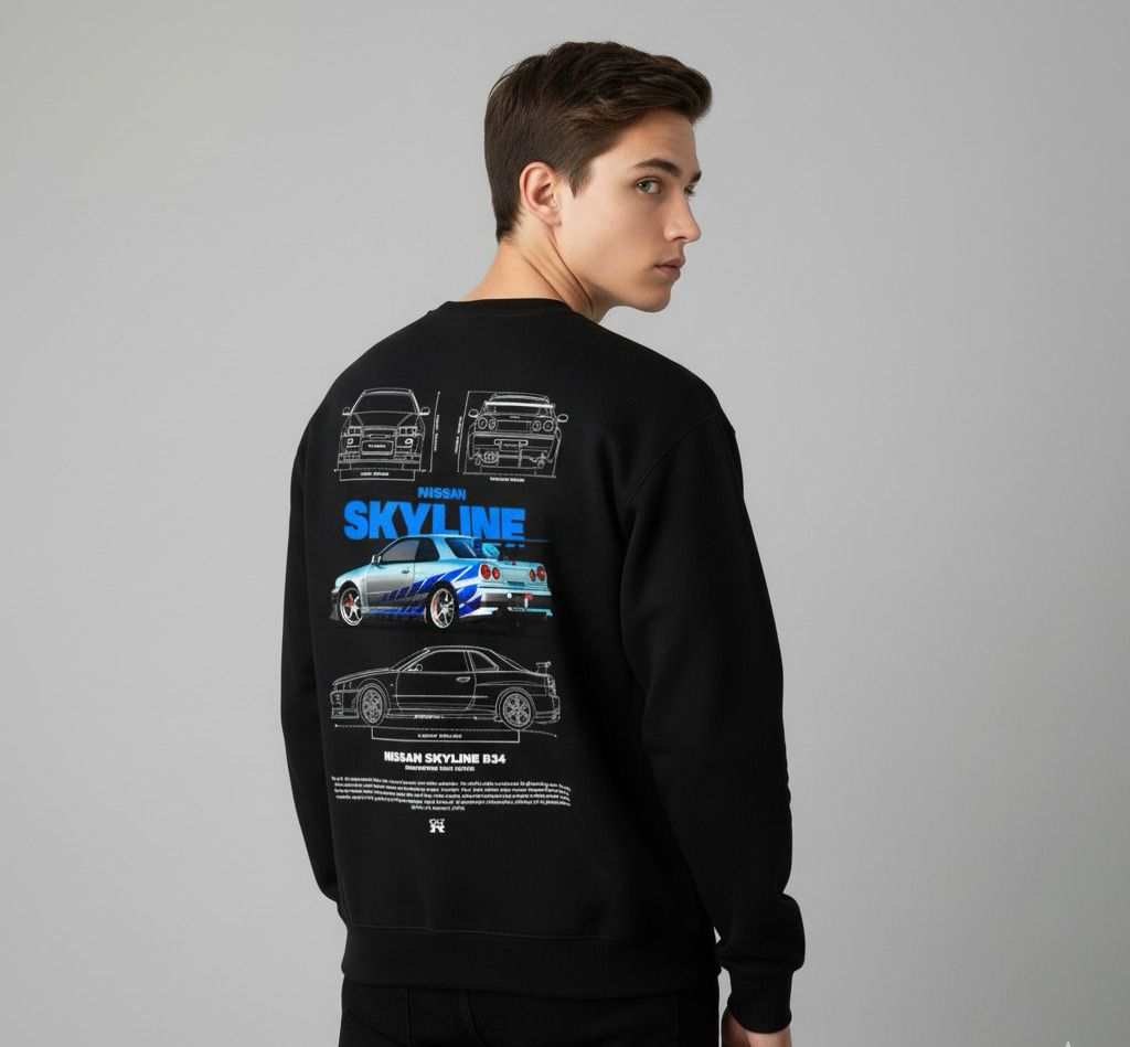 MOLETOM CARECA SKYLINE - RC36