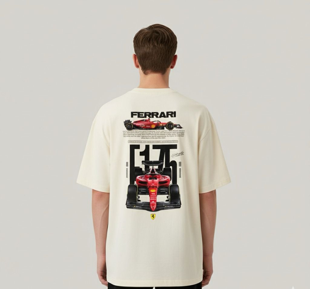OVERSIZED FERRARI OFF WHITE - RC35