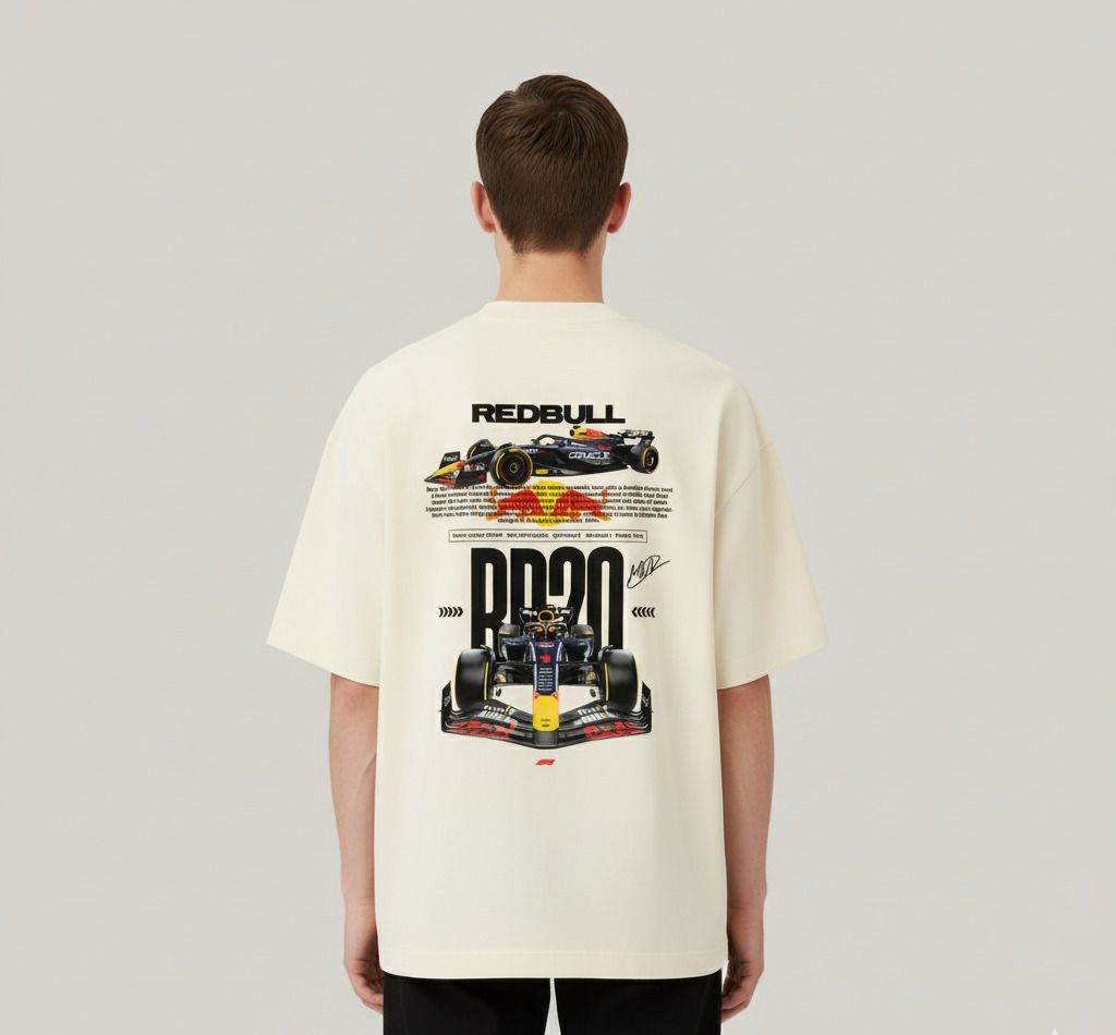 OVERSIZED RED BULL OFF WHITE - RC57