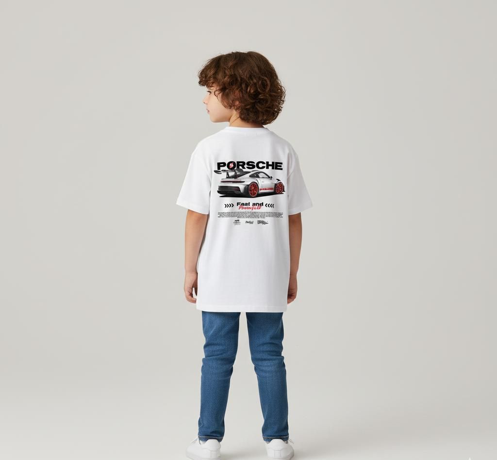 CAMISETA INFANTIL GT3 BRANCA - RC76