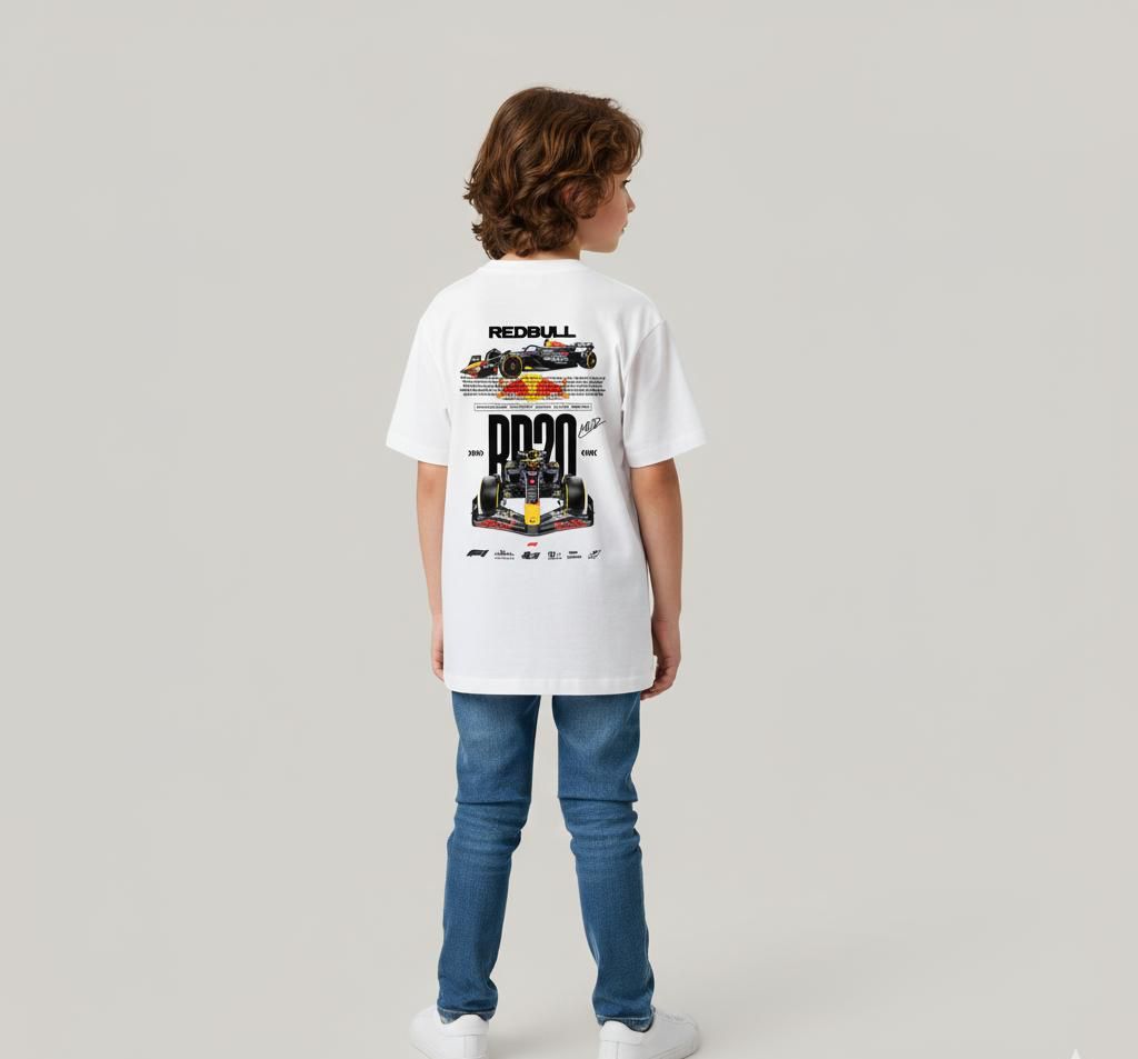 CAMISETA INFANTIL RED BULL BRANCA - RC79
