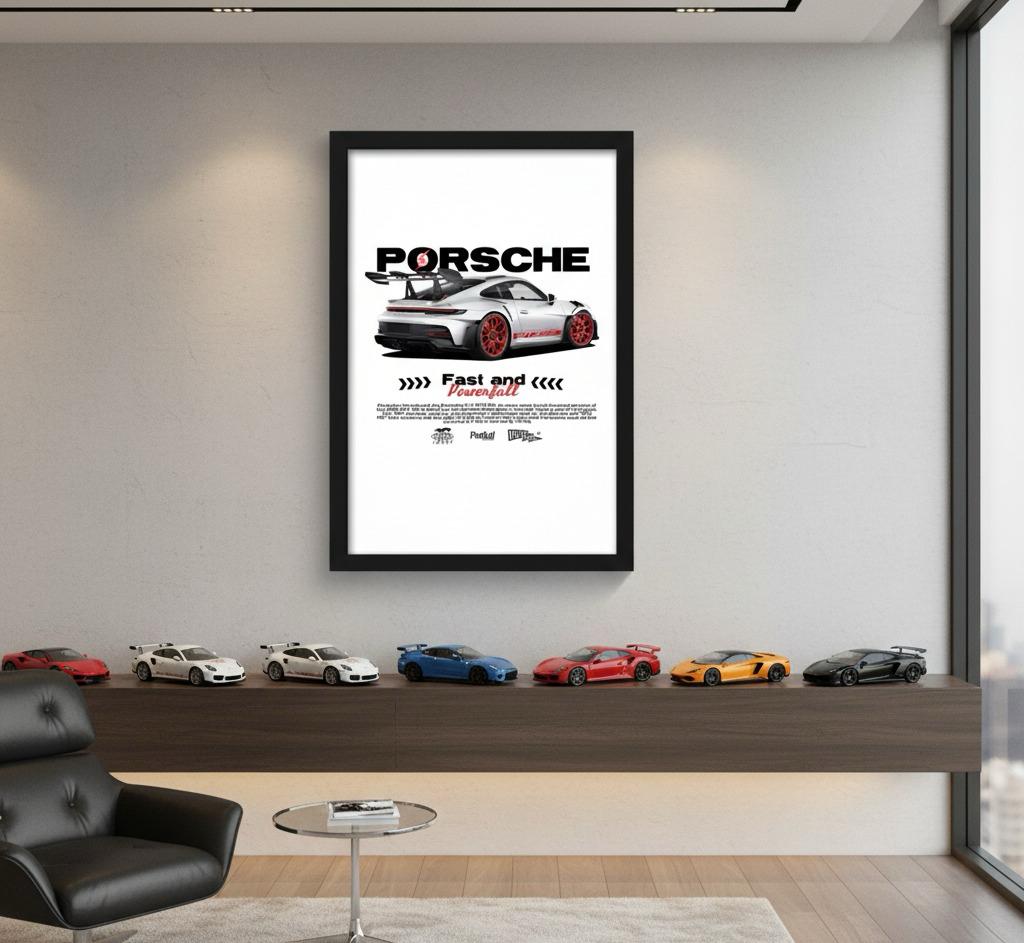 QUADRO DECORATIVO GT3RS - RC96