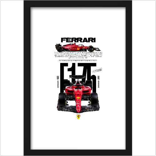 QUADRO DECORATIVO FERRARI F1