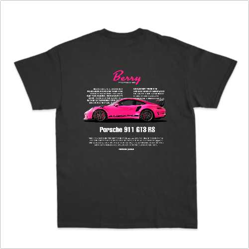 CAMISETA INFANTIL PORSCHE ROSA 0A3 ANOS