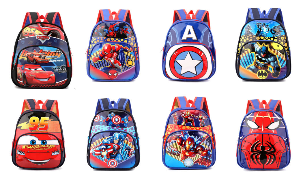 MOCHILA INFANTIL PREMIUM DISNEY PIXAR MARVEL/DC - RC135