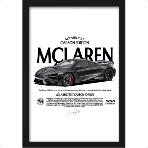 QUADRO DECORATIVO MCLAREN - RC97