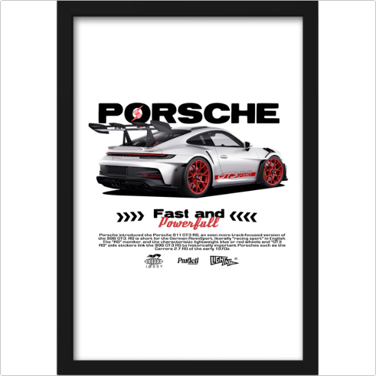 QUADRO DECORATIVO GT3RS - RC96